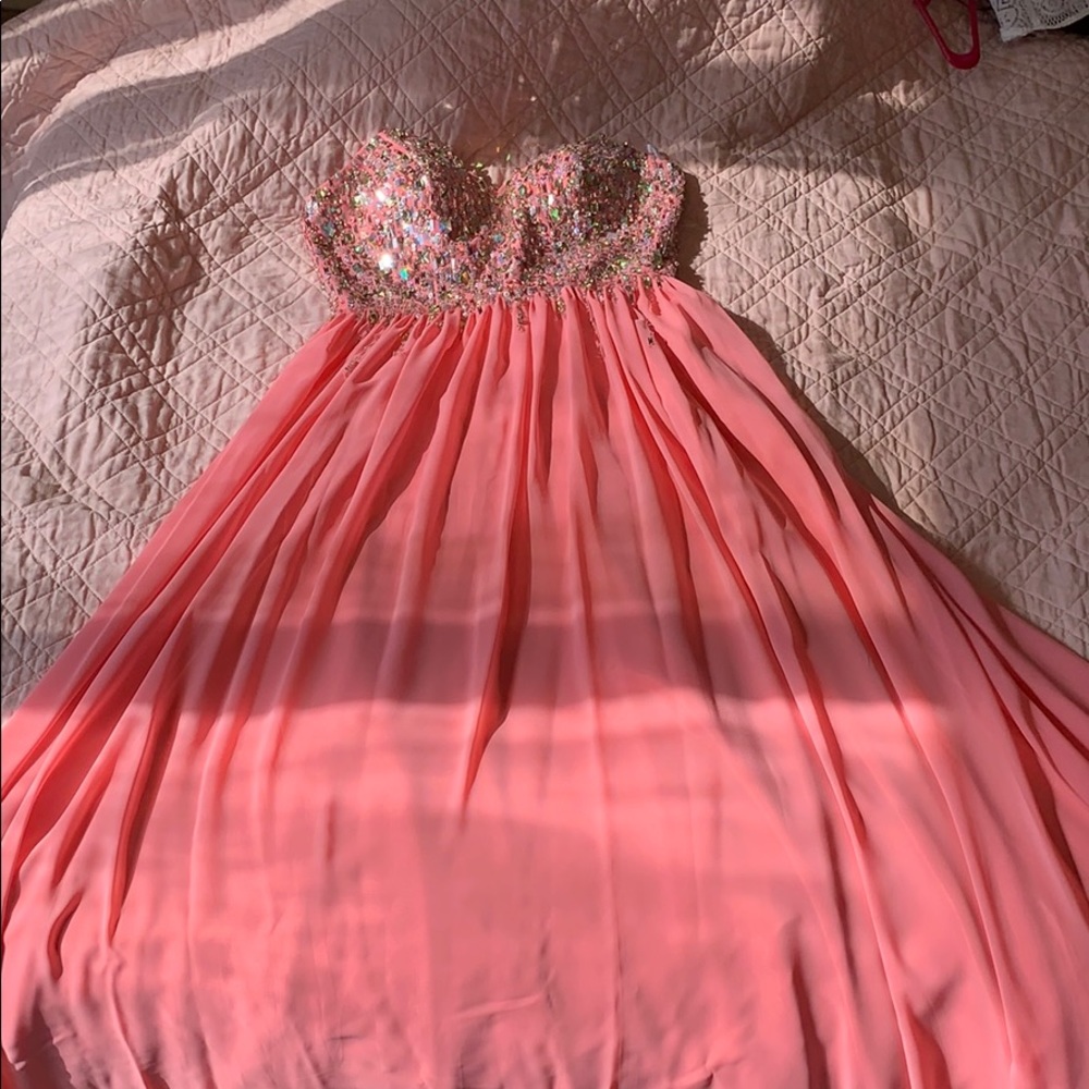 Pink Sequin Dress